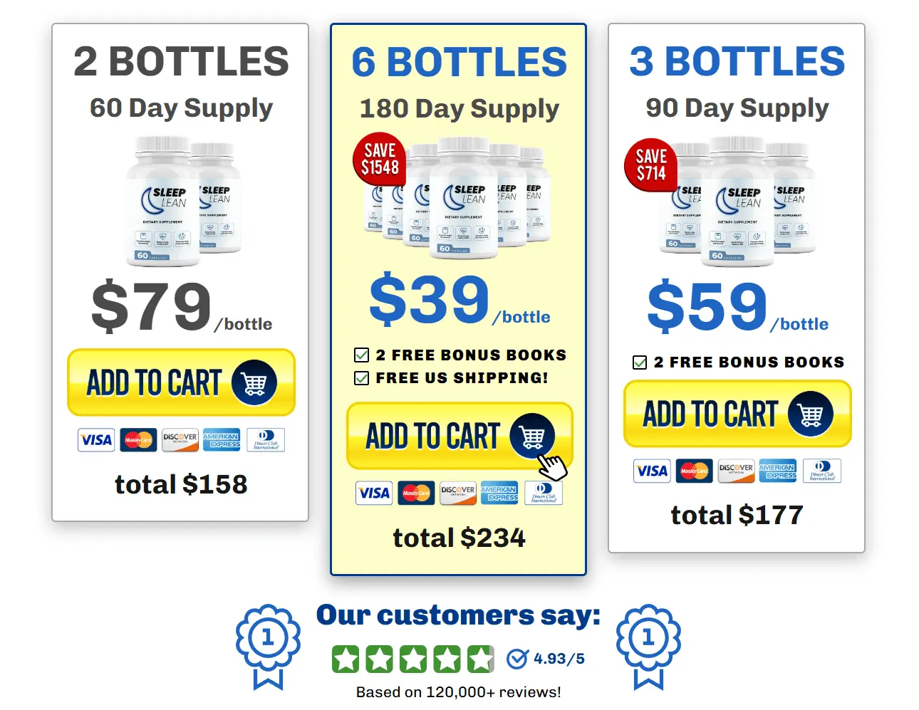 sleep lean pricing